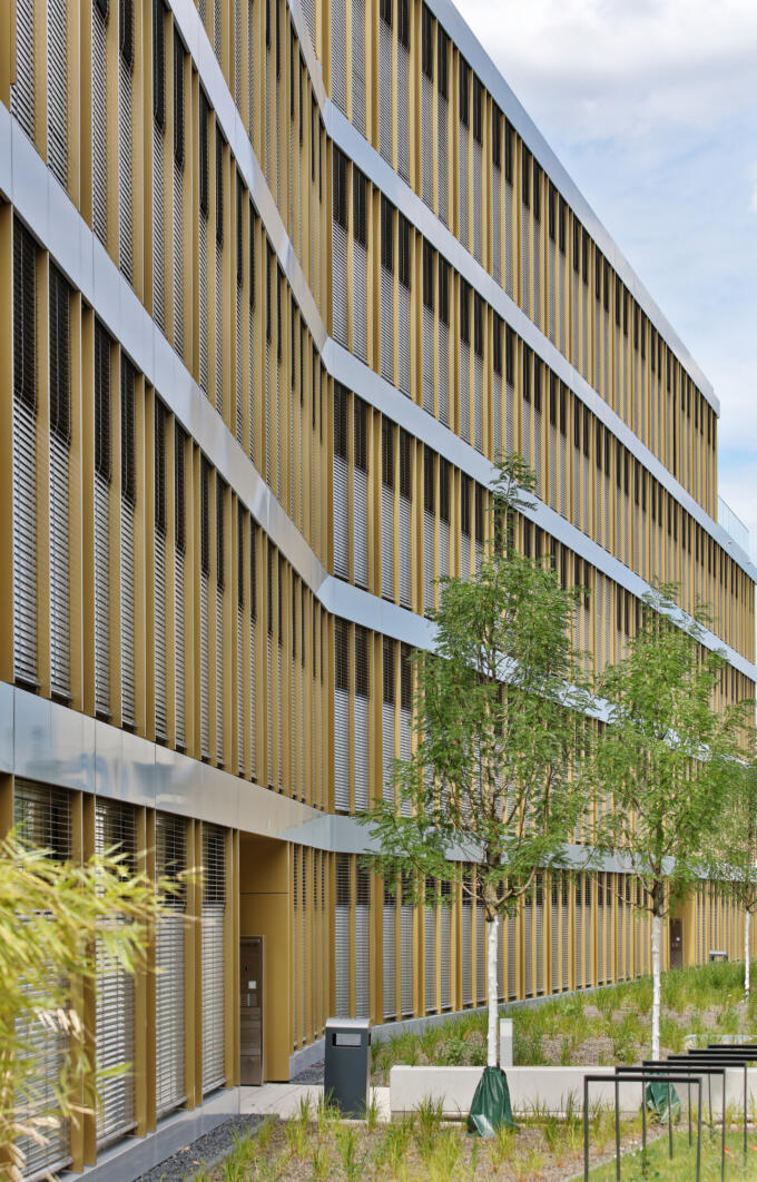 Innenhof MSW mit Integralfassade