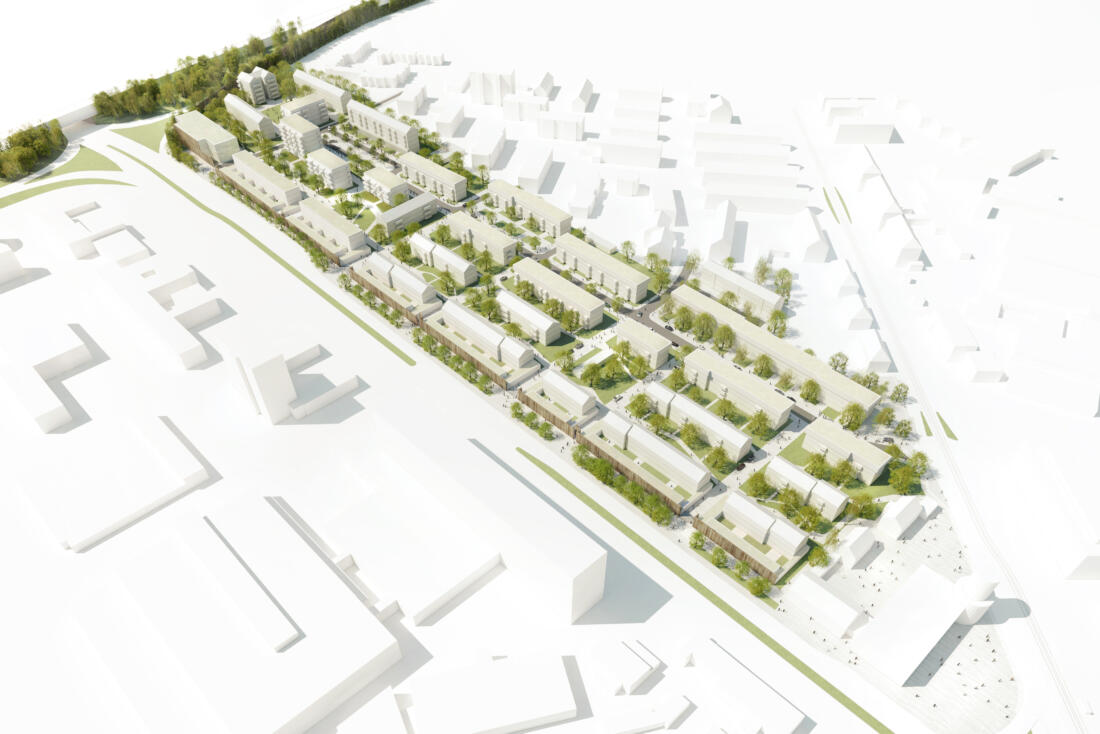 Gascade Zentrale © SUPERGELB ARCHITEKTEN Architekten / Visualisierung moka studio