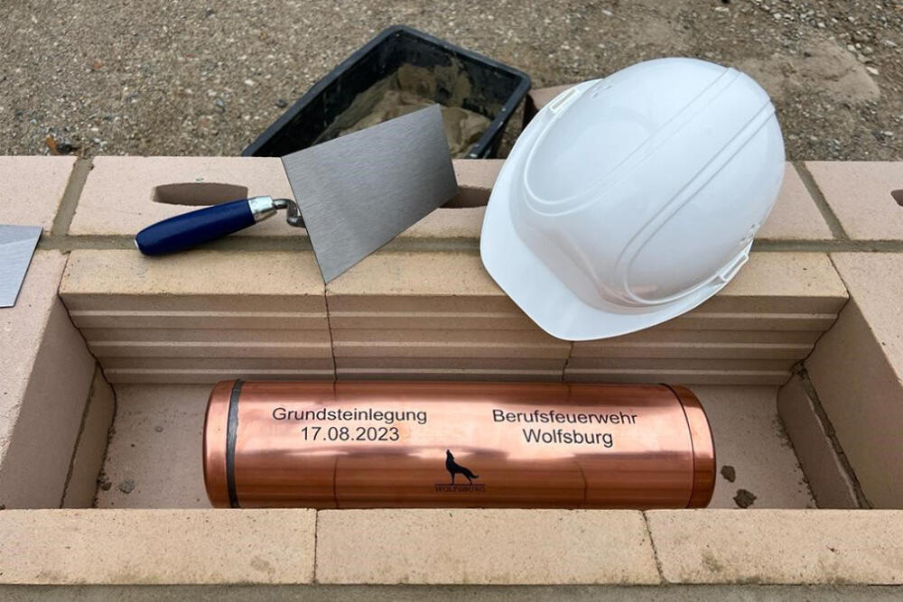 Grudsteinlegung Feuerwache Wolfsburg
