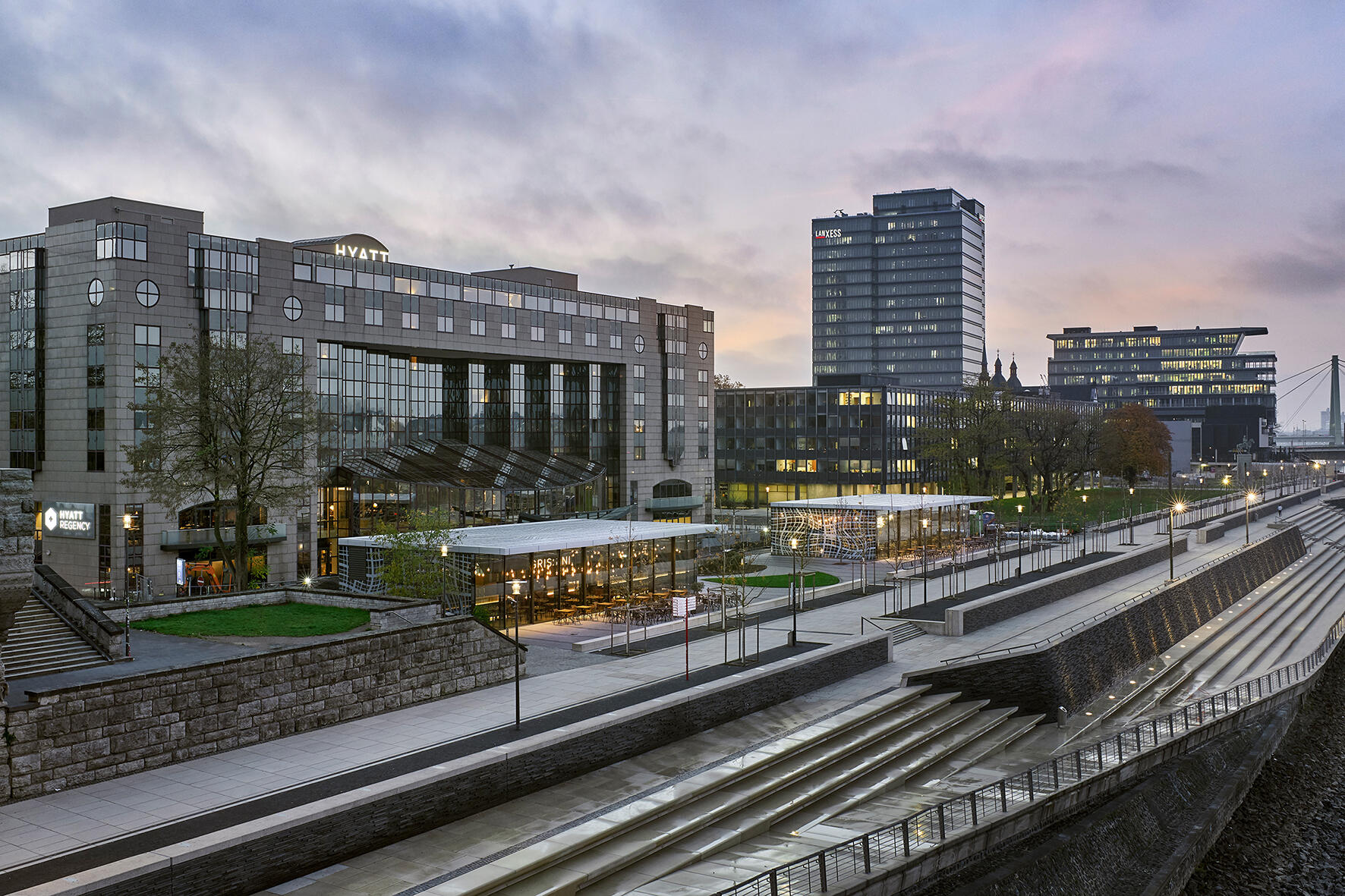 Hyattpavillons am Rheinboulevard Köln © GATERMANN + SCHOSSIG /