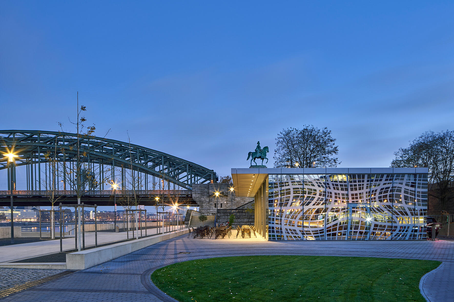 Hyattpavillons am Rheinboulevard Köln © GATERMANN + SCHOSSIG / Foto Annika Feuss