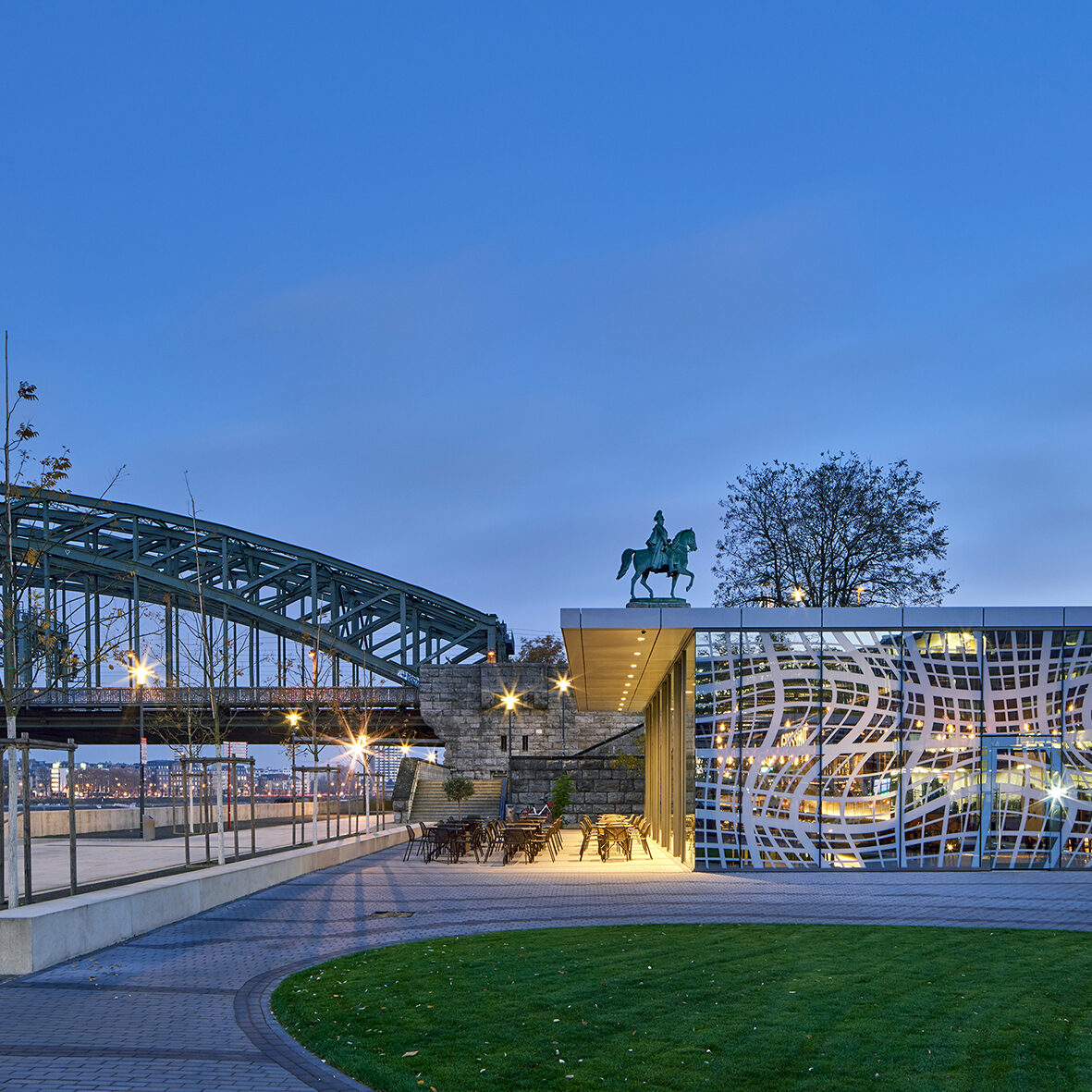 Hyattpavillons am Rheinboulevard Köln © GATERMANN + SCHOSSIG / Foto Annika Feuss