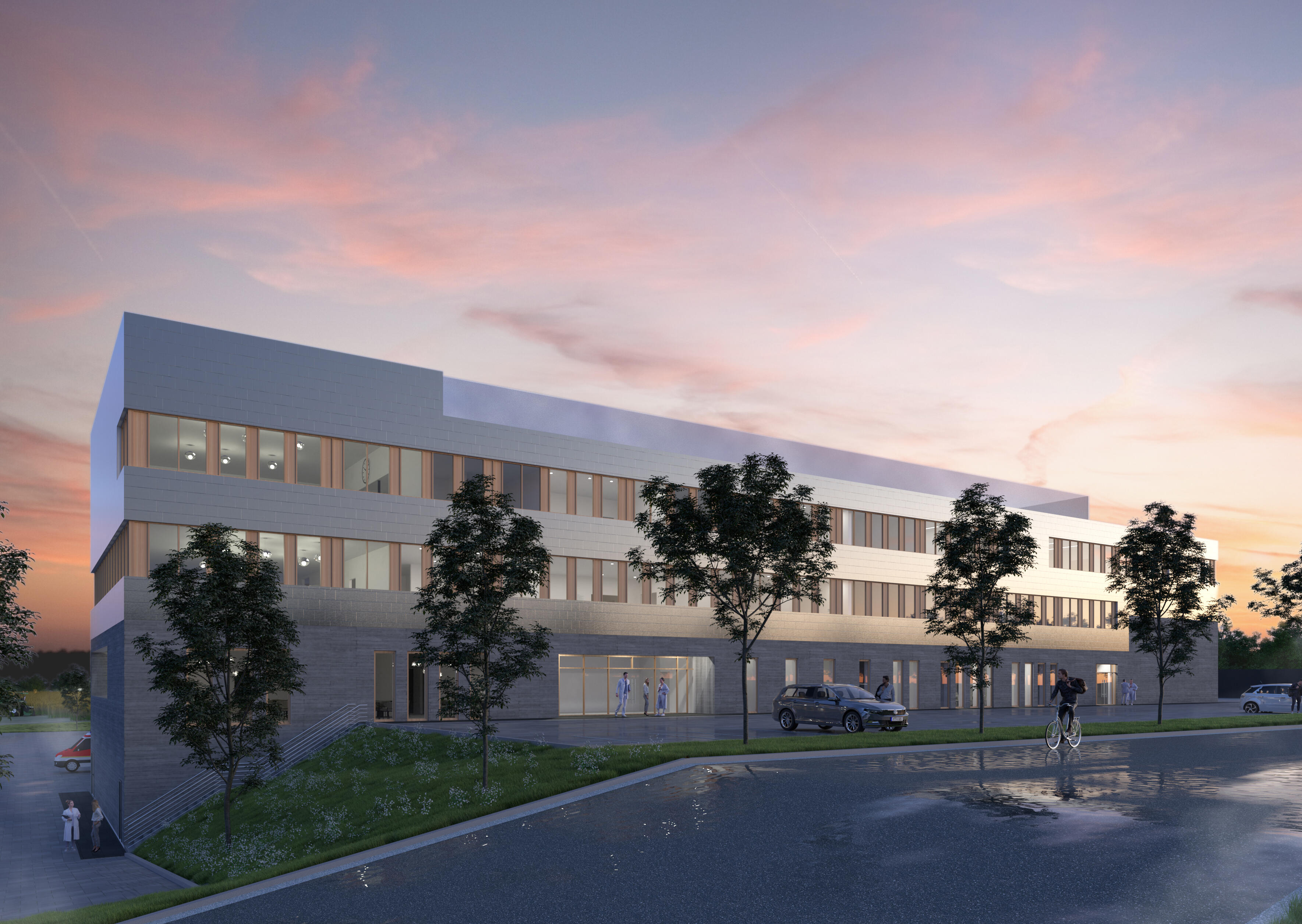 Neubau Gefahrenabwehrzentrum Kreis Olpe © SUPERGELB ARCHITEKTEN