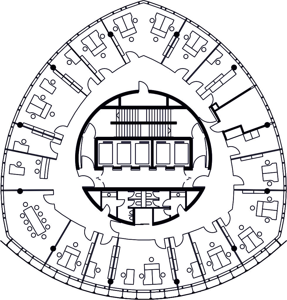 KölnTriangle Normalgeschoss